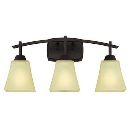 Brightbomb Midori Three Light Indoor Wall Fixture, Oil Rubbed Bronze BR2689884
